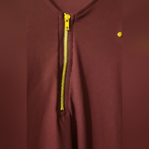 Quarter zip blouse - Picture 3 of 6